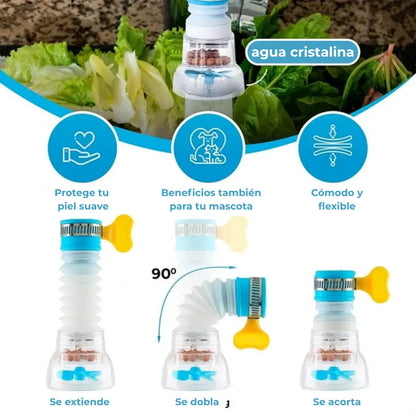 3 Filtros de agua antisalpicaduras